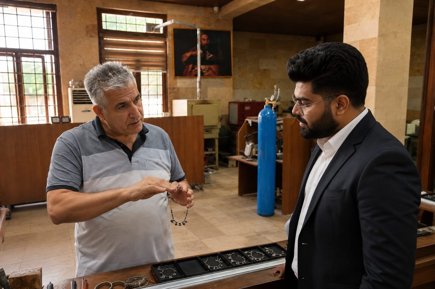 Global sourcing consultation at Dar Al Awafi