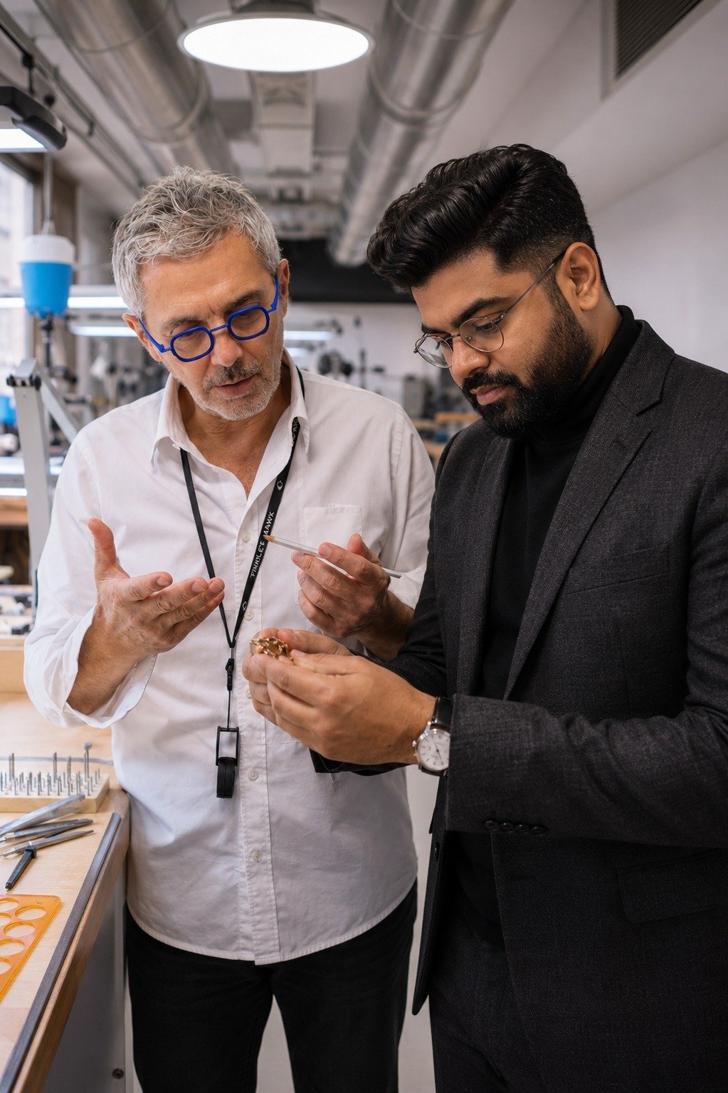 Abdul Basik M conducting a hands-on quality inspection