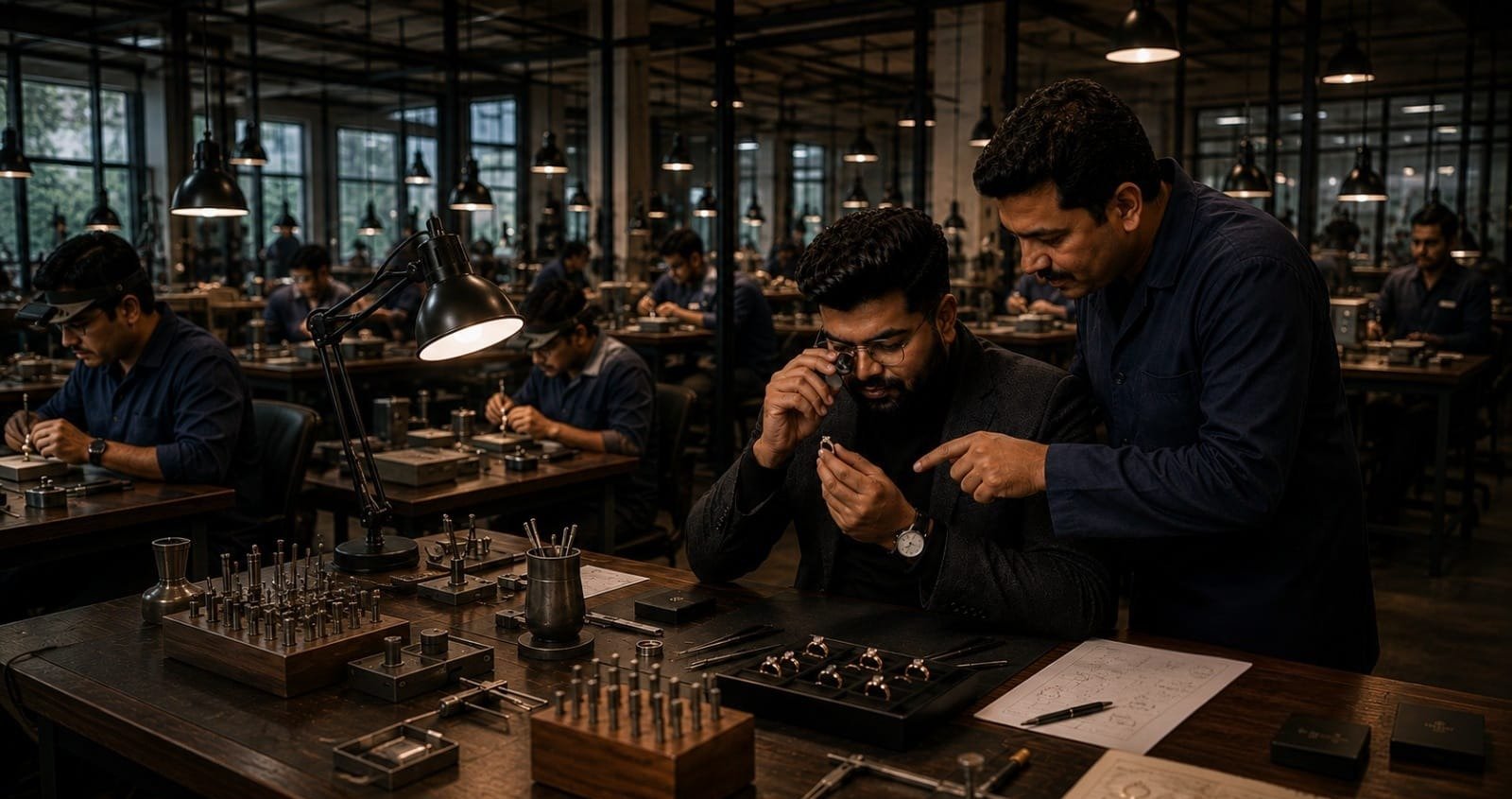 Abdul Basik M reviewing craftsmanship across group operations