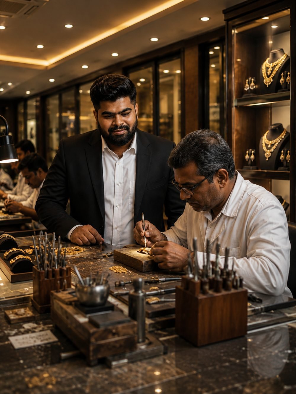Hands-on craftsmanship and quality inspection